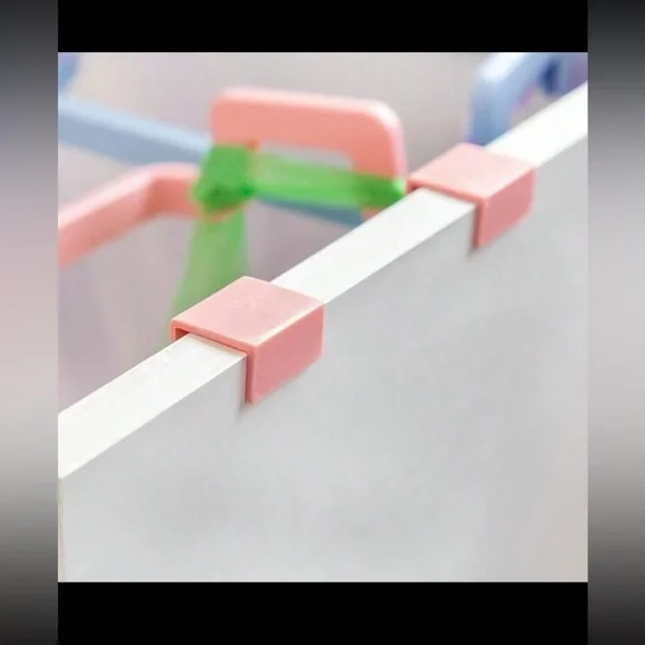 1pc Multi-Purpose Creative Kitchen Storage Rack Trash Bag Holder Cloth - Picture 4 of 7